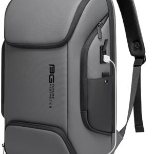 BANGE Business Laptop Smart backpack Can Hold 15.6 Inch Laptop Commute Backpack Carry on bag for men and women (Grey)
